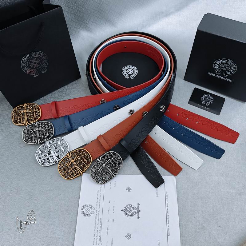Chrome Hearts belt 38mmX90-125cm lb23